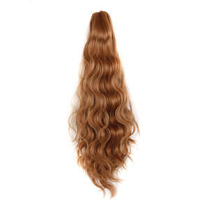 Peluca sintética de cola de caballo con rizos de serpiente estilo europeo-americano, textura natural de ondas, <span class=keywords><strong>para</strong></span> mujer, moda diaria - Product Image 2