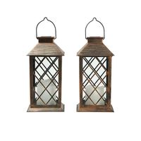 Petite lampe à vent LED étanche veilleuse bougeoir pot pour la maison décor de noël pour cour extérieure jardin palais