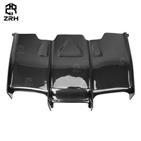 Nouveau diffuseur et lèvre de pare-chocs arrière en fibre de carbone de haute qualité style PSM pour M3 M4 F80 F82 - Fixation par boulons, noir carbone