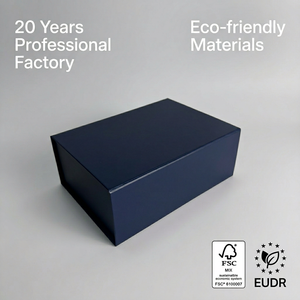 Waterproof Portable Fragrance Presentation <b>Box</b> with Embossing and Ribbon for Scented Candle Kit - Product Image 4