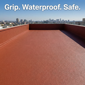 Textured Anti Slip Waterproof Safety Protective <b>Coating</b> Durable Walking Surface <b>Paint</b> For Roof Terrace Outdoor Platform - Product Image 3