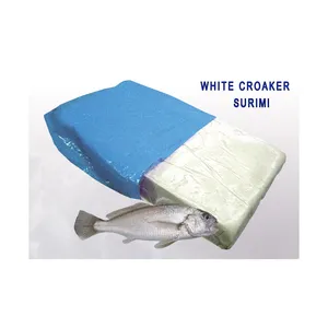 X 8223 fabricante de surimi congelado Matérias-primas para produtos de bolas de peixe Croaker Surimi branco congelado
