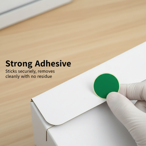 Tailles personnalisées : 1 cm, 2 cm, 3 cm ; étiquettes codées par couleur ; étiquettes rondes colorées inscriptibles ; autocollants ronds adhésifs. - Product Image 5