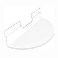 Présentoir Slatwall Perspex étagères en acrylique transparent pour panneau de rangement en plastique Slatwall fixé au mur