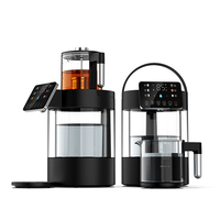 Nouvelle arrivée Hotsy, bouilloire électrique Samovar en verre de 3 litres pour thé turc et lait pour bébé, température réglable