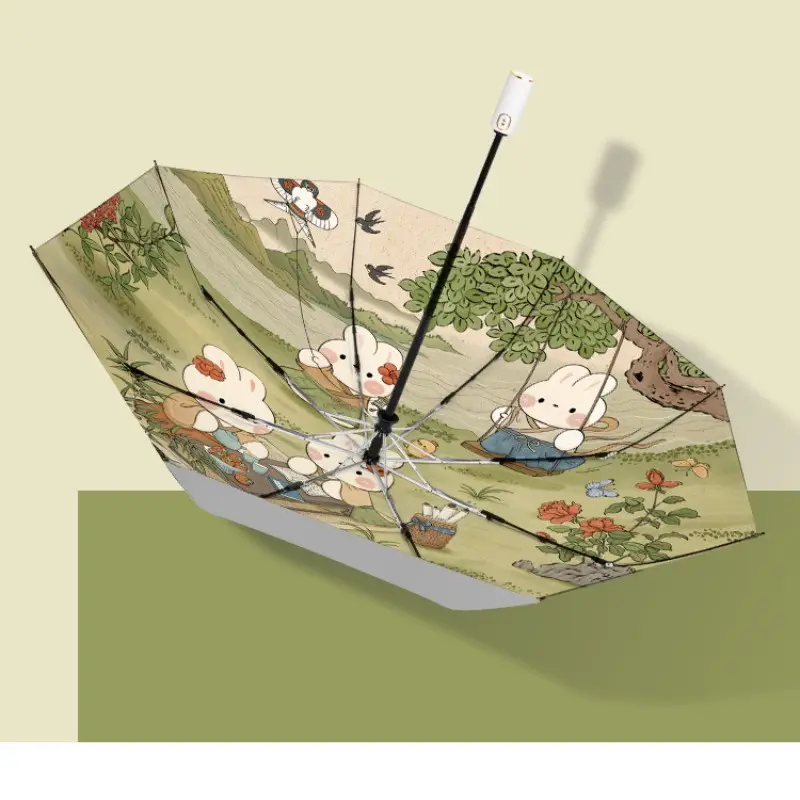 さまざまなサイズのカスタムのための3つのオプションを備えた日傘の自動設計