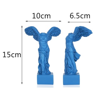 Figurines grecques en gros <span class=keywords><strong>Victoire</strong></span> ailée de <span class=keywords><strong>Samothrace</strong></span> Sculpture Statue en résine européenne pour Art Home Decor Ornement de table - Product Image 6