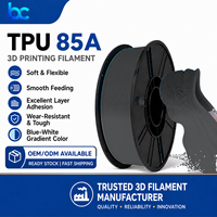 Filament TPU 85A ISO 10993 sans danger pour la peau, 1,75 mm, 1 kg, 0,02 mm, biocompatible, flexible, pour dispositifs médicaux, inodore, compatible extrudeuse