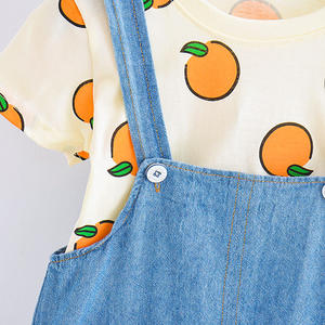 Vêtements pour enfants, ensembles de vêtements tendance, nouvelle collection, vente chaude, ensemble de 2 pièces, pantalon en jean, chemises et pantalons décontractés - Product Image 2