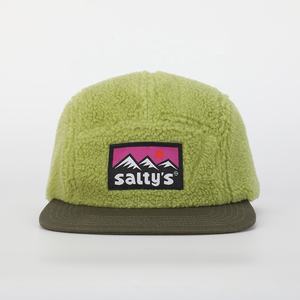 고품질 맞춤형 겨울 자수 패치 올오버 5패널 플리스 캠프 캡, 스포츠 러닝 캠퍼 모자, 경량 캠핑 캡 - Product Image 2