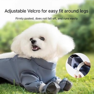 Pantaloni Protettivi Versatili Antipolvere per Animali Domestici, Impermeabili per Esterni, Copertura Addominale Solida per Cani Teddy <span class=keywords><strong>Bichon</strong></span> - Product Image 2