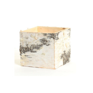 Maceta <span class=keywords><strong>de</strong></span> madera cuadrada pequeña Shabby Chic antigua personalizada, maceta <span class=keywords><strong>de</strong></span> madera <span class=keywords><strong>de</strong></span> 15cm <span class=keywords><strong>para</strong></span> plantas suculentas, flores <span class=keywords><strong>de</strong></span> jardín, gris y blanco - Product Image 3