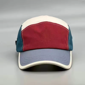 Nouvelle arrivée Casquette de baseball vintage personnalisée 5 panneaux unisexe 100% polyester pour le sport et les voyages - Product Image 4