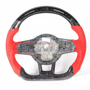 Pour Volkswagen <span class=keywords><strong>7</strong></span>ème génération GTI R Line MK7 <span class=keywords><strong>Golf</strong></span> <span class=keywords><strong>7</strong></span> toutes les séries peuvent être améliorées volant en Fiber de carbone VW LED RPM - Product Image 1