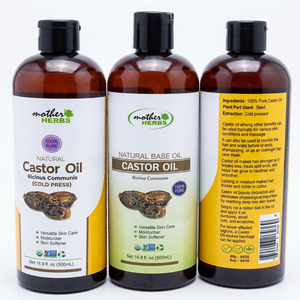 100% Pure and Natural <b>Cold</b> <b>Pressed</b> <b>Castor</b> seed <b>Oil</b> Suppliers From India - Product Image 1