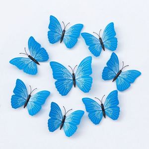 6/8/10/12CM Colorful Realistic Butterfly Home Party Decoration Removable Butterflies 3D Wall Art <b>Decal</b> Decorative Stickers - Product Image 4