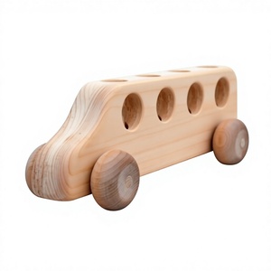 Jouets en bois légers pour bébés, adaptés aux petites mains, favorisant l'exploration sensorielle, la pensée créative et les séances de jeu actif - Product Image 1