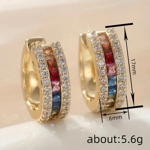 Colorful Ear <b>Cuff</b> for Women Bright Color Fashion Ear Jewelry Daily Wear - Product Image 4