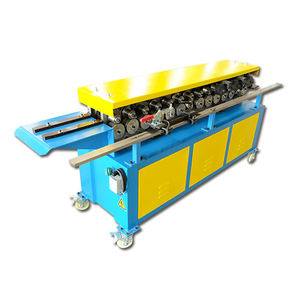 Producción automática de tubos eléctricos verticales TDF que forma la carcasa del ventilador del tambor axial TDC Brida que hace la máquina rebordeadora - Product Image 3