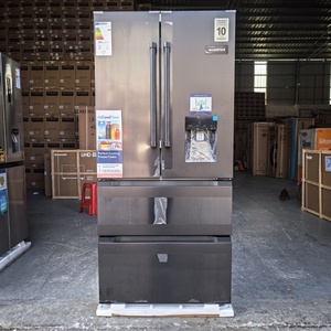 ตู้เย็นฝรั่งเศสแบบประตูคู่สีดำ ความจุ 628 ลิตร คอมเพรสเซอร์ขนาดใหญ่ 4 ตัว ระบบทำความเย็นด้วยอากาศ พร้อมเครื่องจ่ายน้ำ รับประกัน 10 ปี - Product Image 6