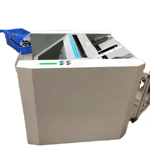 Fully automatic paper staple and folding machine book binding small electric booklet maker paper folding machine