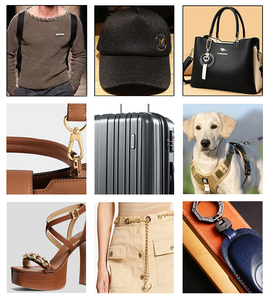 Guccl Thiết Kế Đầy Màu Sắc Rhinestone Kim Loại Thư Nhãn Thời Trang Phụ Kiện Tự Làm Cho Thời Trang Mặt Dây Chuyền - Product Image 4