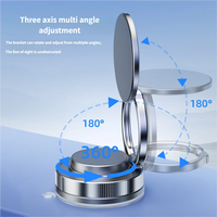 360 °   Support de téléphone magnétique rotatif pour voiture et bureau, aimant N52 réglable, cadeau en gros pour les employés d'entreprise et les voyages