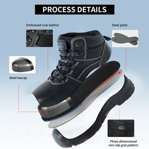 Vaultex-Zapatos DE SEGURIDAD SBP para <span class=keywords><strong>hombre</strong></span>, botas de seguridad con suela de PU y punta de acero antigolpes - Product Image 2