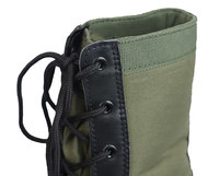 Bottes tactiques vertes à lacets pour hommes, semelles amortissantes, idéales pour la randonnée, la chasse, la pêche, l'agriculture, imperméables et antidérapantes, Force Fan
