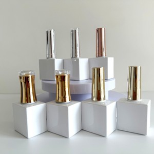 18ml 20ml Empty Pink Square <strong>Nail</strong> Paint <strong>Gel</strong> Polish Builder <strong>Gel</strong> Bottle Custom Screen Printing logo Glass Bottle for <strong>Nail</strong> <strong>Gel</strong> - Product Image 6