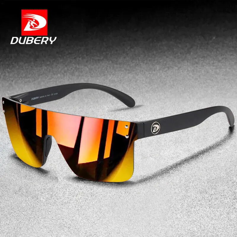 DUBERY uv400 coupe-vent pc hommes lunettes de soleil polarisées tr90 sport mode lunettes de soleil unisexe 2023 couleur bonbon femmes lunettes de soleil 2024