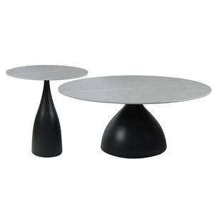 Tavolino <span class=keywords><strong>da</strong></span> caffè piccolo tavolo <span class=keywords><strong>da</strong></span> <span class=keywords><strong>tè</strong></span> domestico moderno semplice soggiorno rotondo piccolo tavolino ovale di lusso - Product Image 2