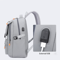 MKW5089 Sac à Dos d'Affaires pour Hommes Logo Personnalisé en Gros Grande Capacité Sac d'École Étudiant Sac à Dos Ordinateur Portable Étanche Avec USB