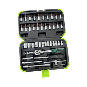 46pcs Vật liệu CR-V ô tô sửa chữa ổ cắm công cụ thiết lập biểu tượng tùy chỉnh dụng cụ cầm tay với trường hợp nhựa và hộp màu OEM hỗ trợ - Product Image 1