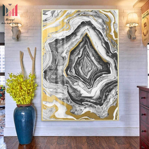 Dipinto Moderno di Alta Qualità con Diamanti 3D, Cristalli, Porcellana e Marmo, Arte Astratta per Decorazione di Casa, Hotel e Ufficio - Product Image 4
