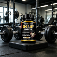 Capsules de Horny Goat Weed Extra Fortes, Mélange Herbal 1590 mg, Complément Alimentaire pour l'Énergie, Soutien à la Libido et à l'Endurance, Adultes, 120 gélules