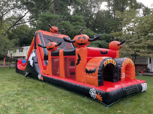 Circuito <span class=keywords><strong>de</strong></span> Obstáculos Inflable Personalizado con Temática <span class=keywords><strong>de</strong></span> Halloween, Tobogán Comercial <span class=keywords><strong>de</strong></span> PVC para Niños, Casa <span class=keywords><strong>de</strong></span> Brinco para Alquiler en Fiestas - Product Image 6