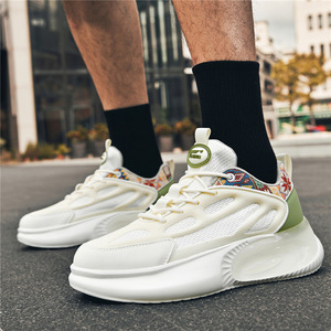 Chaussures de course pour hommes, coupe basse, semelle souple, amortissantes, légères <span class=keywords><strong>et</strong></span> confortables, en mesh respirant, tendance décontractée, polyvalentes - Product Image 2