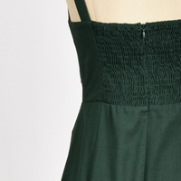 Robe Chic Prairie Sans Manches en Coton et Lin Tissé Naturel, Coupe Droite Respirante, Ajustement Moderne avec Découpes – Prix Compétitif