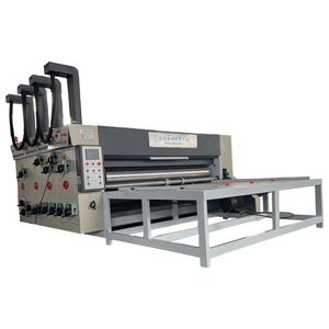 semi-automatic Chain feeding flexo printing slotter rotary die cutter carton printing slotting die-cutting machinery