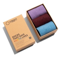 Emballage coloré boîtes d'emballage de chaussettes personnalisées boîte de chaussettes de vêtements boîte d'expédition en carton de papier ondulé