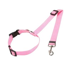 Dây đai an toàn xe hơi hai trong một cao cấp, có thể điều chỉnh, chất liệu nylon màu trơn, kèm dây dẫn an toàn ghế sau và dây đai cổ thời trang cho chó - Product Image 4