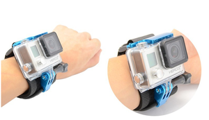 Nouvelle Caméra Accessoires Poignet Support Clip Ceinture Sangle et boîtier Étanche Serrure pour <span class=keywords><strong>Gopro</strong></span> <span class=keywords><strong>Hero</strong></span> <span class=keywords><strong>4</strong></span>/3 + boîtier Étanche Montage - Product Image 2