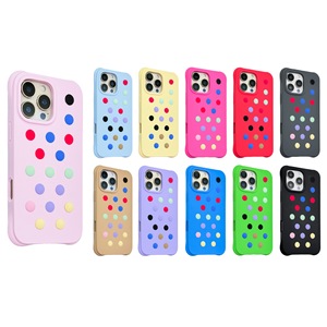 Nuova <span class=keywords><strong>custodia</strong></span> antiurto in silicone color caramella fai-da-te 2026 per <span class=keywords><strong>iPhone</strong></span> 15/16/17 Pro Max - Product Image 6