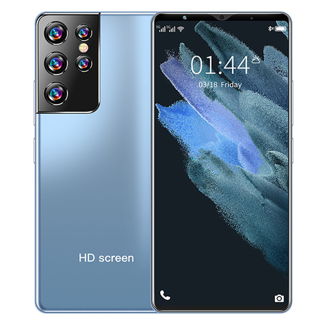 New S21+ Ultra China Custom Mobile Android Smartphone Cheap Phones 4g+512M Wholesale Unlocked Smartphones