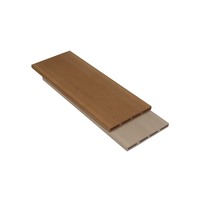 Planches de terrasse creuses en WPC, étanches, antidérapantes, imitation bois, parquet écologique, à emboîtement pour entrepôt