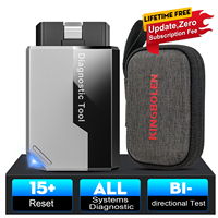Herramienta de Diagnóstico Automotriz Universal KINGBOLEN Ediag Elite con Pantalla LED Negra, Escáner de Diagnóstico OBD2 Bluetooth 12V