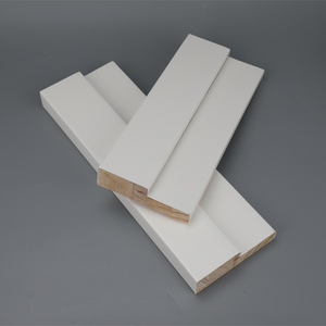 Chất Lượng Tốt Trắng Primed Trang Trí Gỗ Đúc Trim Đúc Khung Cửa Gỗ Khung Nhà Cung Cấp - Product Image 5