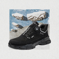 Chaussures de sécurité en microfibre à embout d'acier, anti-perforation, pour la randonnée et le travail, nouvelle collection printemps-été-automne-hiver, unisexe