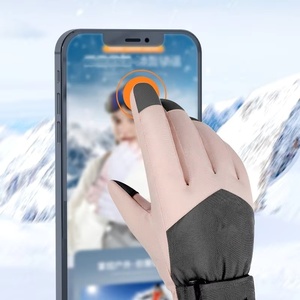<span class=keywords><strong>Gants</strong></span> de ski en laine d'agneau pour homme et <span class=keywords><strong>femme</strong></span>, imperméables, antidérapants, épaissis, compatibles écran tactile, pour l'hiver et le cyclisme en extérieur - Product Image 4